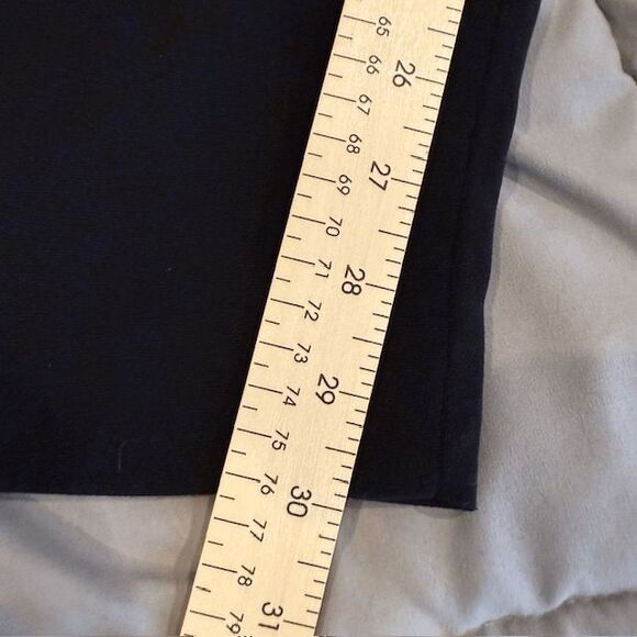 Eileen Fisher Organic Cotton Polyester Dress Pants Slacks Trousers Black Size 10 - Picture 11 of 13